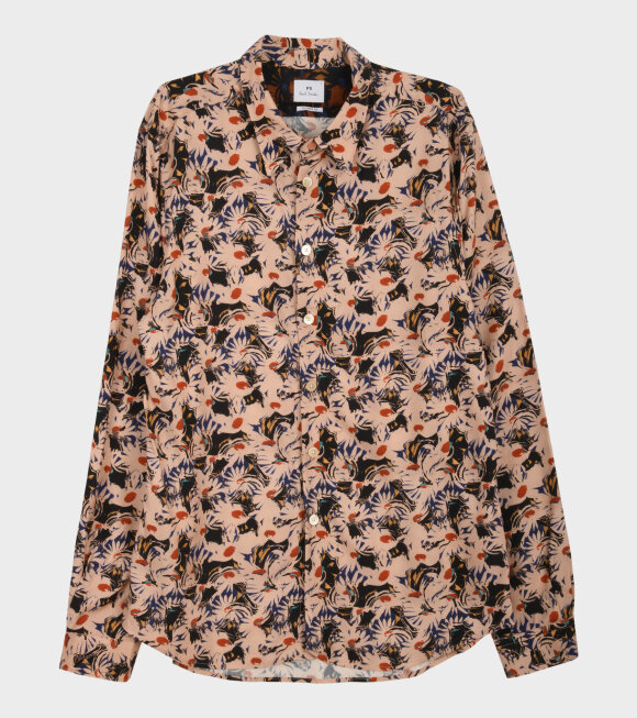 Paul Smith - Floral LS Shirt Dusty Pink/Multicolor