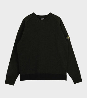 Two Tone Knit Olive/Black