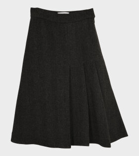 Nicoline Skirt Grey Herringbone 
