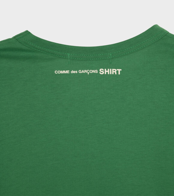 Comme des Garcons Shirt - Classic Logo LS T-shirt Green