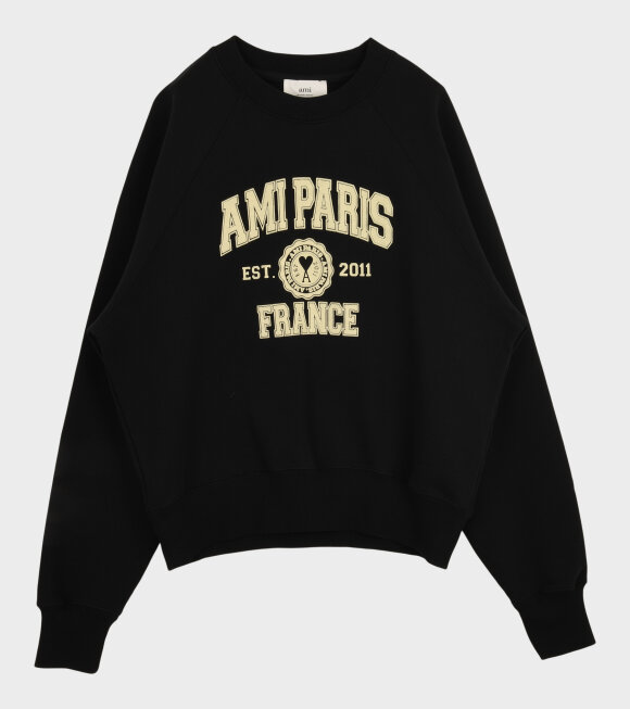 AMI - Ami Paris France Sweatshirt Heather Black