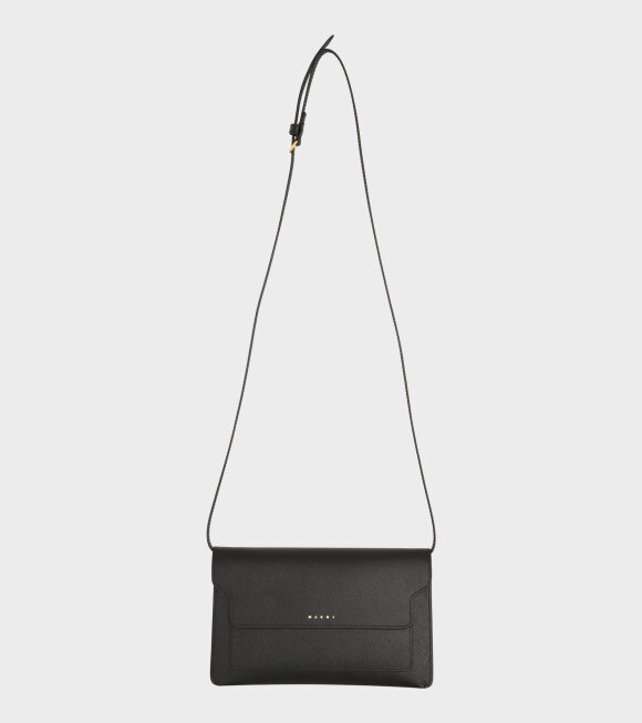 Marni - Saffiano Clutch Bag Black