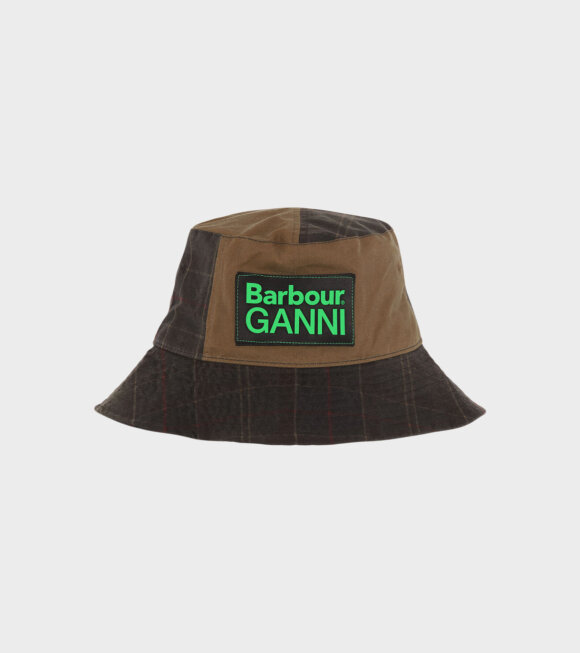 Ganni x Barbour - Sports Bucket Hat Teak
