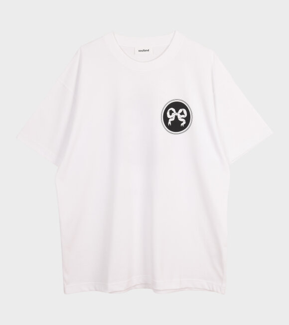Soulland - Ribbon Emblem T-shirt White