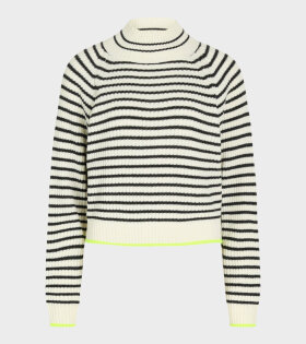 Connick Sweater Dark Grey Melange/Winter White