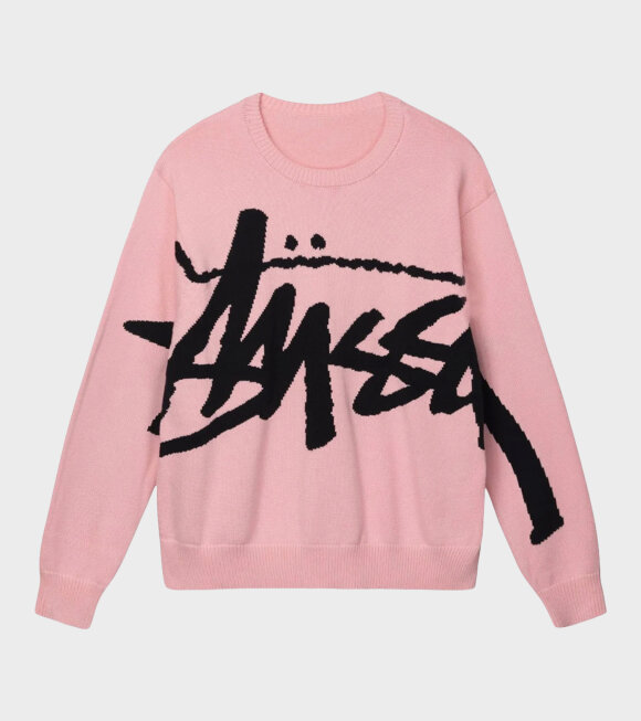 Stüssy - Stock Sweater Pink