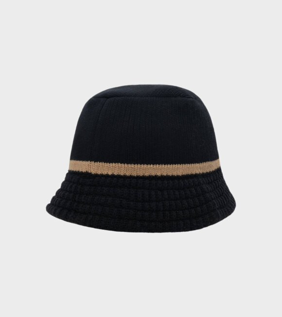 Stüssy - SS-Link Knit Bucket Hat Black