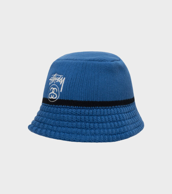 Stüssy - SS-Link Knit Bucket Hat Blue