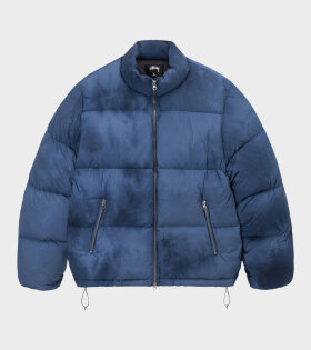 Recycled Nylon Down Puffer Washed Navy