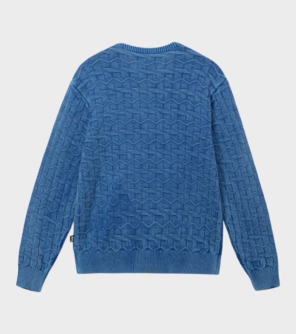Stüssy - Strand Sweater Blue