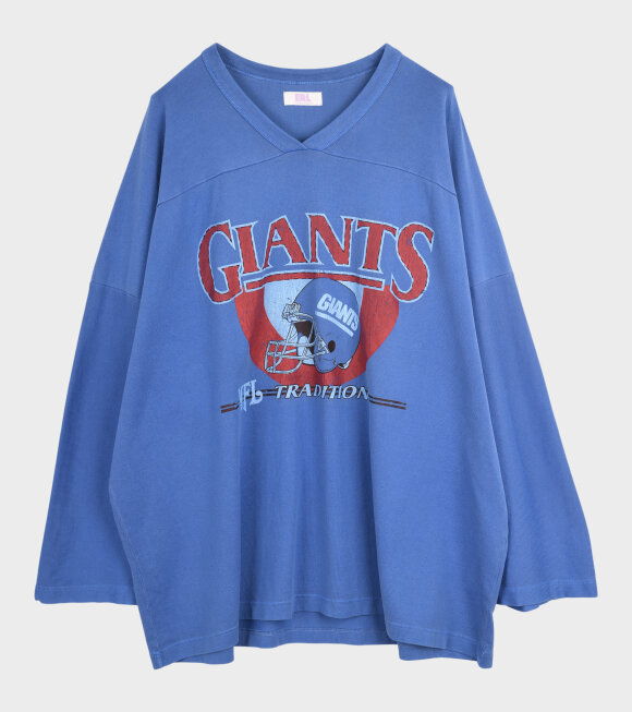 ERL - Oversize L/S Print Tee Blue
