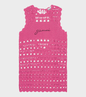 Crochet Tunic Shocking Pink