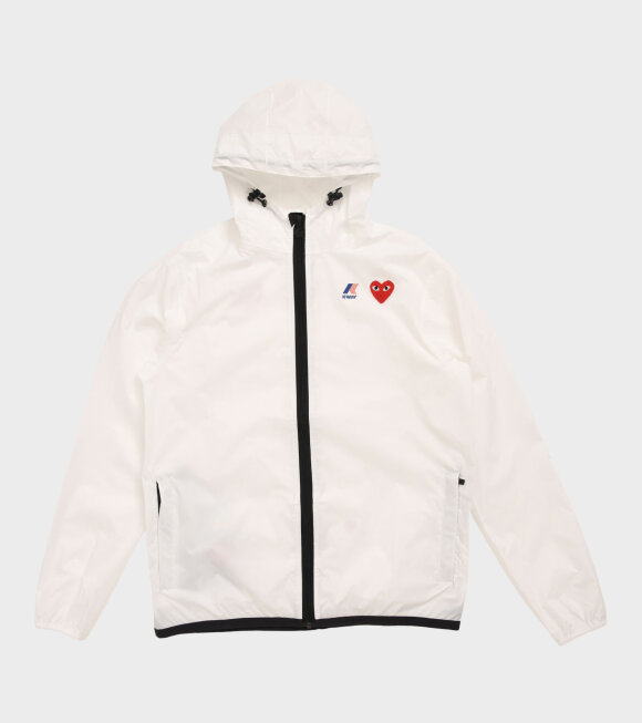 Comme des Garcons PLAY - K-WAY Packable Jacket White