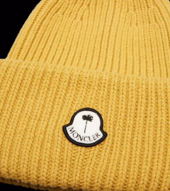 Moncler Genius - Palm Angels Wool Beanie Yellow