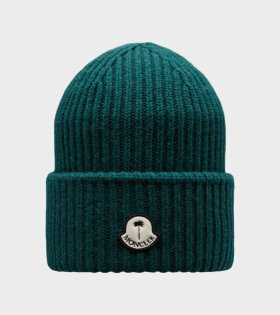 Palm Angels Wool Beanie Forest Green