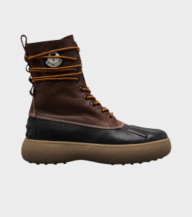 Palm Angels X Tod's Gommino Leather Boots Brown/Black