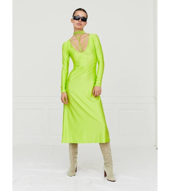 Saks Potts - Nikola Dress Neon Green