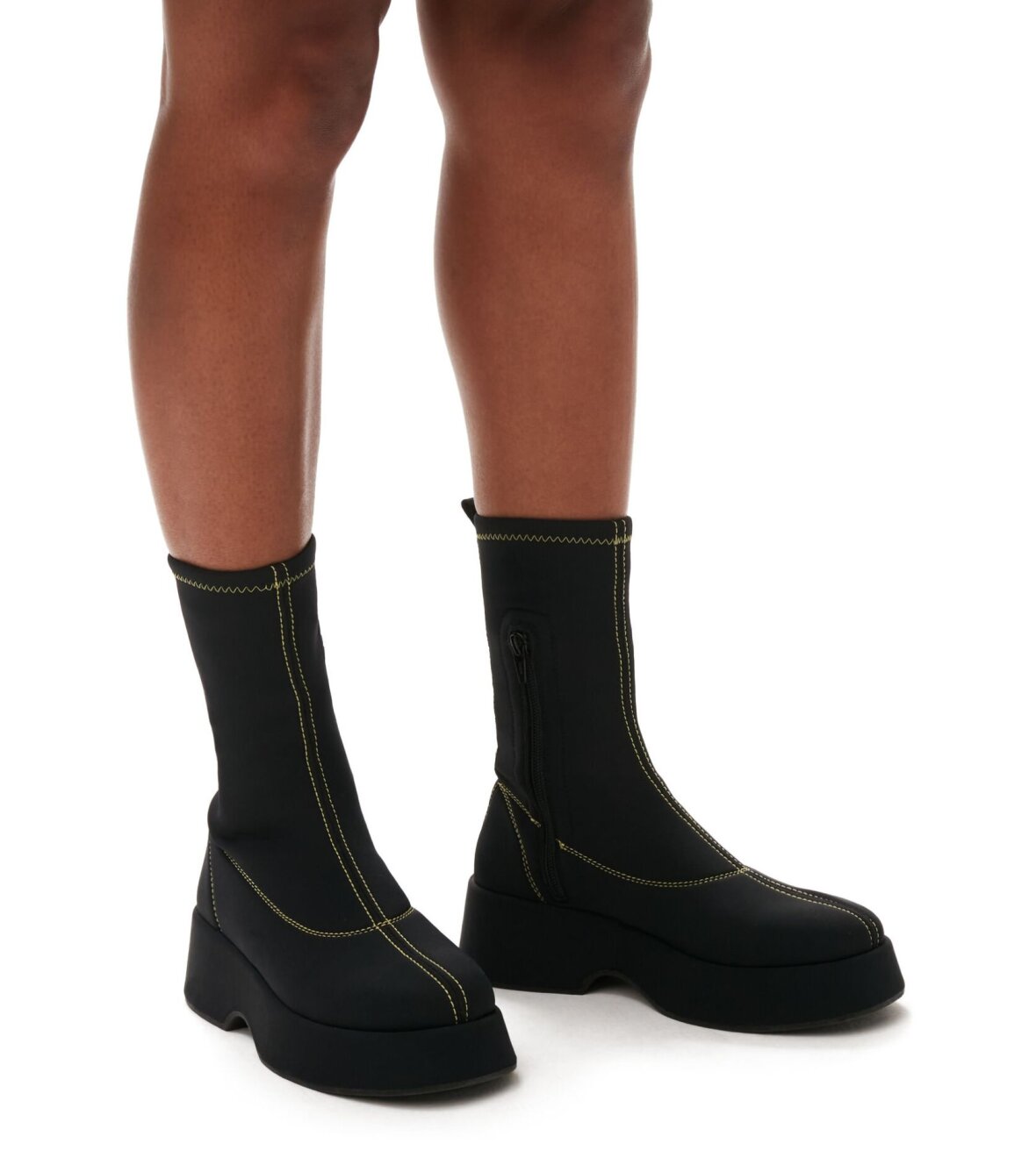 Adams Ganni Retro Flatfrom Ankle Boots