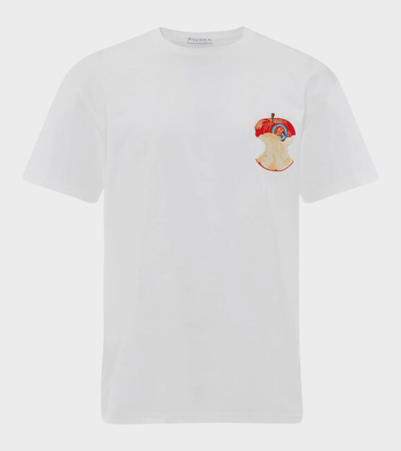 JW Anderson - Apple Core Logo T-shirt White