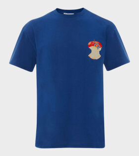 Apple Core Logo T-shirt Blue