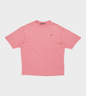 Oversize Crew Neck T-shirt Pink