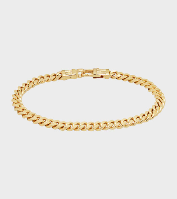 Tom Wood - Curb Bracelet L Gold