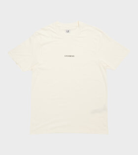 30/1 Jersey Compact Logo T-shirt Gauze White