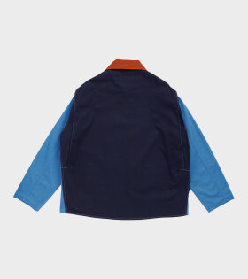Cotton Jacket Blue/Marine/Orange
