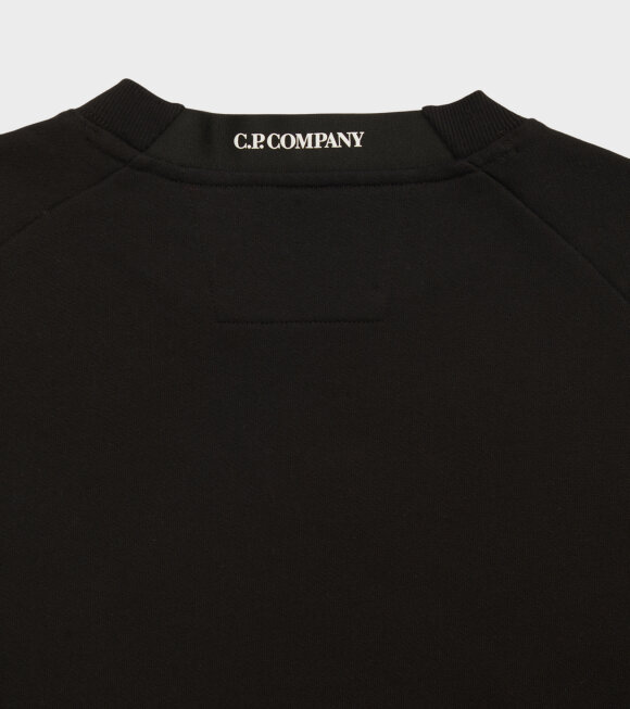 C.P Company - Diagonal Raised Fleece Sweatshirt Black