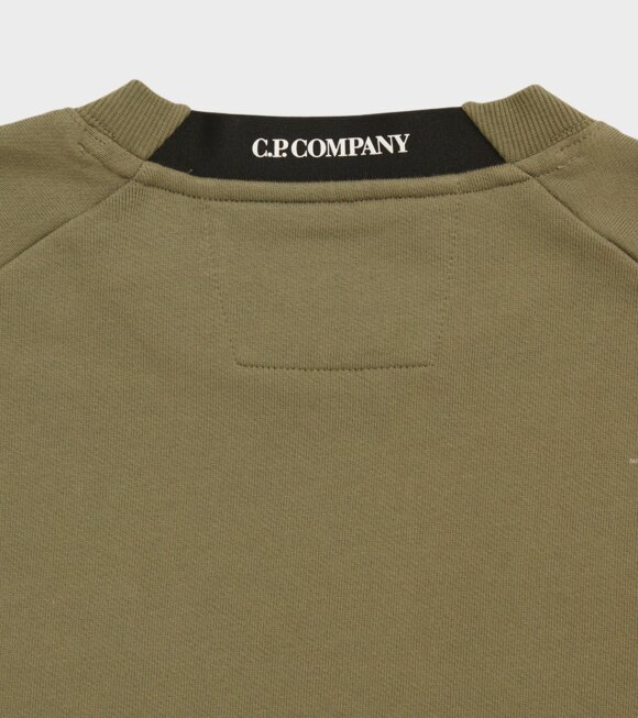 C.P Company - Diagonal Raised Fleece Sweatshirt Green
