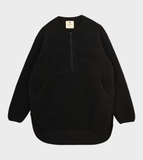 Thermal Boa Fleece Pullover Black