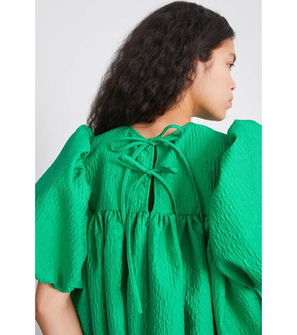 dr. Adams - Cecilie Bahnsen Dahlia Dress Emerald Green