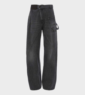 Twisted Workwear Denim Jeans Grey