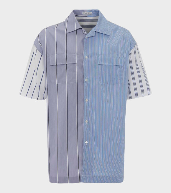JW Anderson - Relaxed Fit S/S Shirt Blue/Multi
