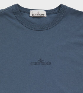 Embroidered Logo T-shirt Blue