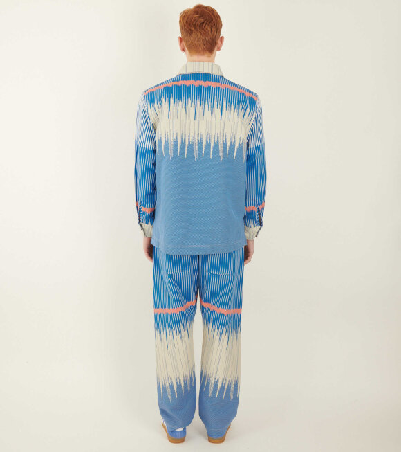 Henrik Vibskov - Crunch Pants Blue/White Stripes