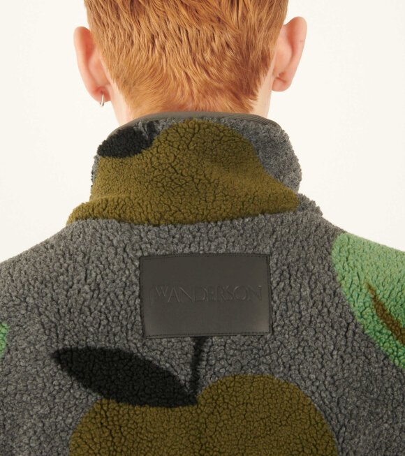 JW Anderson - Zip Front Casual Jacket Grey/Green