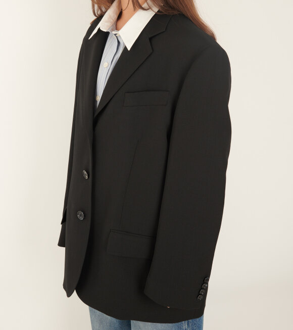 Acne Studios - Single Breasted Suit Blazer Black