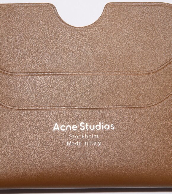 Acne Studios - Card Holder Camel Brown