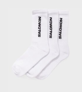 Everyday Crew Socks 3-Pack White