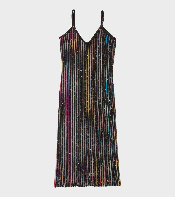 Missoni - Sequin Dress Black / Multi Stripes