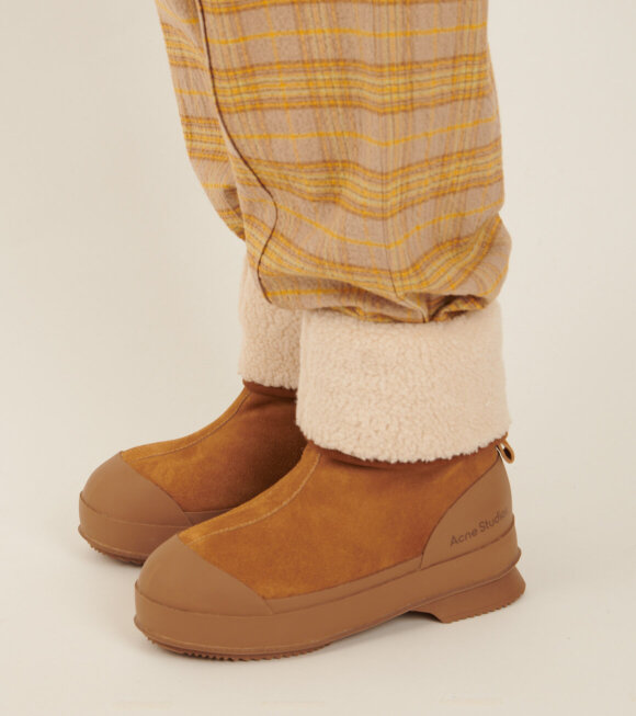 Acne Studios - Reversible Ankle Boots Brown/Beige