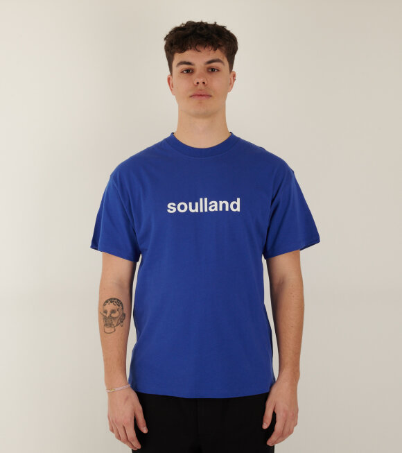 Soulland - Ocean T-shirt Blue