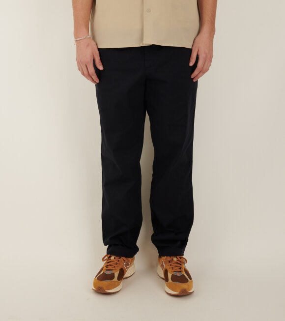 Norse Projects - Ezra Light Stretch Trousers Dark Navy
