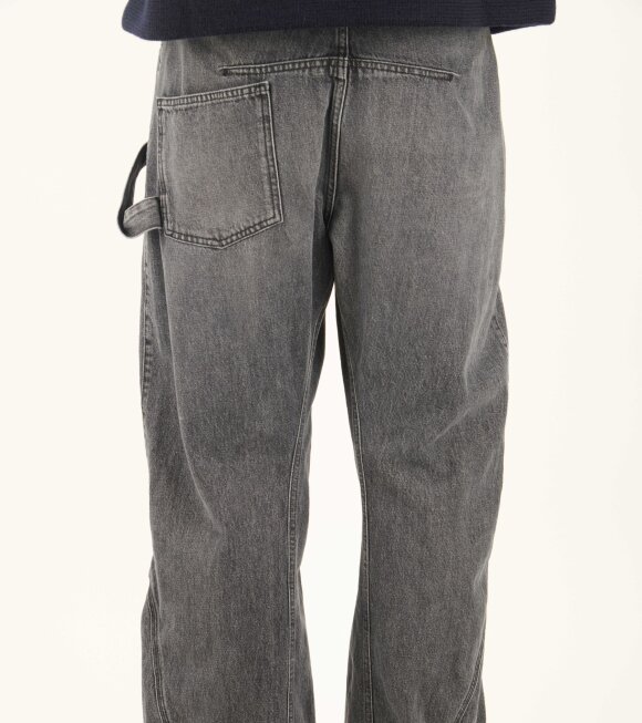 JW Anderson - Twisted Workwear Denim Jeans Grey