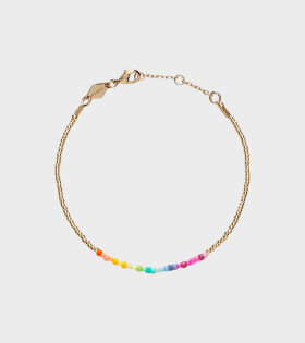 Golden Rainbow Bracelet Gold/Multicolor