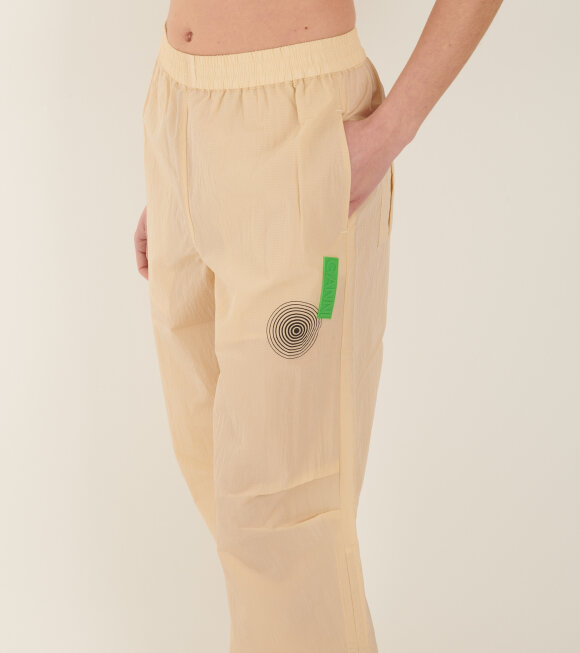 Ganni - Light Tech Drawstring Trousers Biscotti