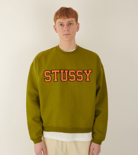 Relaxed Oversized Crew Green