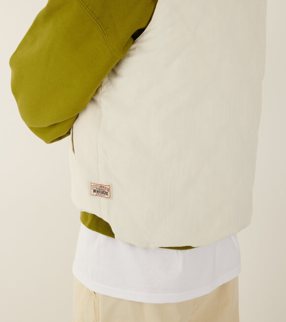 Stüssy - Reversible Quilted Vest Cream