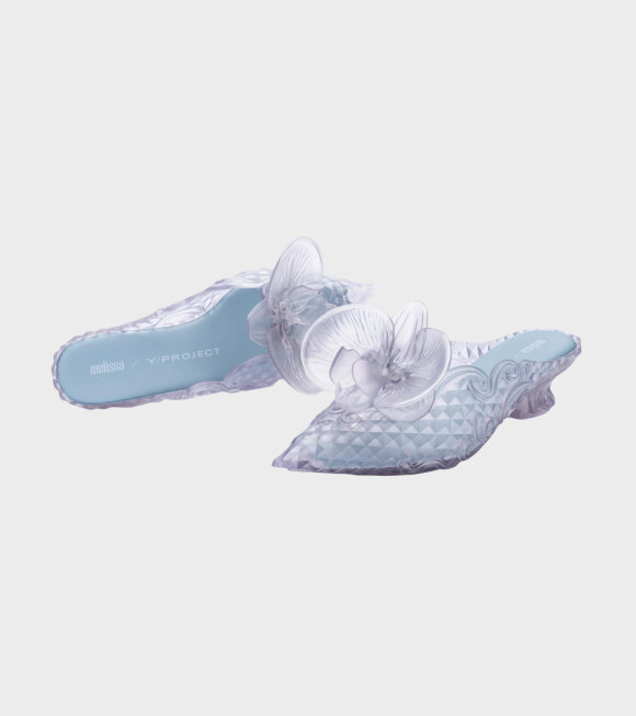 Melissa - X Y/Projects Court Shoe Flower Clear Glass